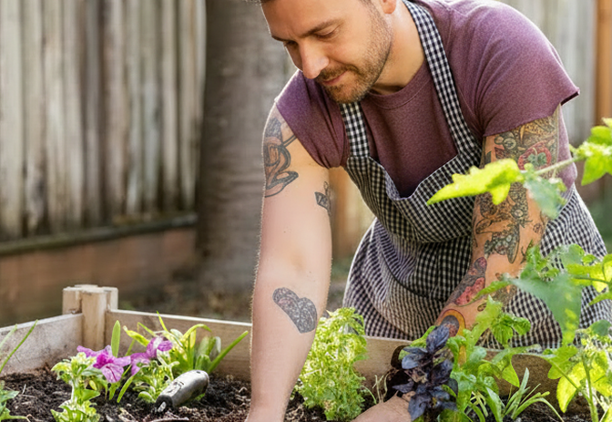 Gardening background